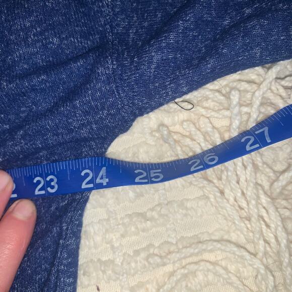 NWT OVERSIZED DENIM BLUE JUMPER SWEATSHIRT "WAKE ME UP WHEN WINTER IS OVER" M - Picture 6 of 10